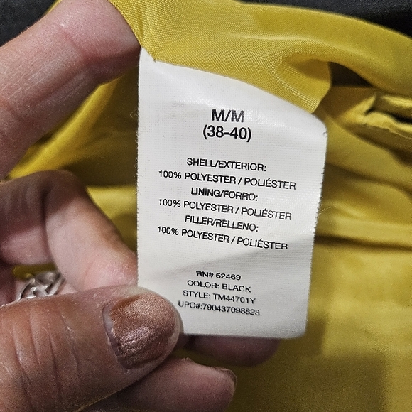 Winter Men's Black Jacket - Picture 4 of 6